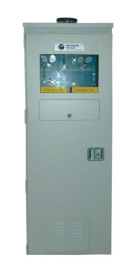 Accessories and Ancillary Equipment 283 Model 1190 Model 1191 Heavy Duty Gas Cabinet Description Linde HH series cabinets have the same features and benefits of the 1170 series.