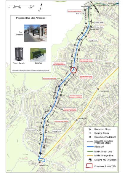 Improvement Highlights Consolidation of 20% of stops Adjust location of 9 stops Accessibility