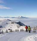 Rigi presents a varied arena for winter leisure activities with 35 km of extremely well prepared winter