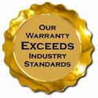 WARRANTY PAGE 19 All products are thoroughly tested to our Quality Control Procedures prior to leaving our manufacturing facility.