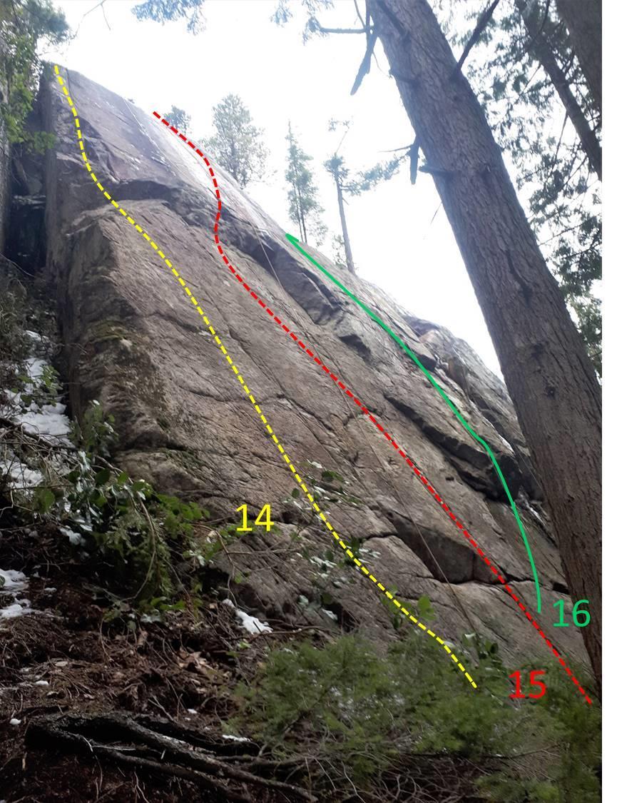 Chris Small. 2017. Follows right trending arch to face finish. Original envisioned as a trad route until I realized attempting this would likely result in me becoming Captain Crunch(ed).