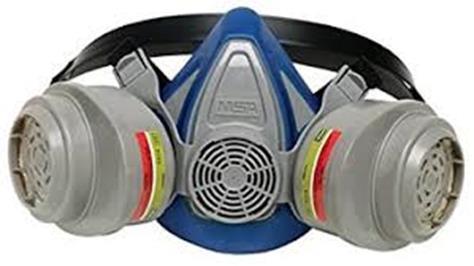 Filtering or Air-Purifying Respirators Filtering Facepiece Disposable dust mask- 2 straps Filters contaminants out of the air Does require fit testing!