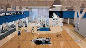 The space will be accessible to the community with the practice courts being available for youth basketball programs and games.