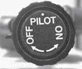 The pilot should light. Hold the knob in approximately 60 seconds. If the pilot does not stay lit, turn to the full OFF position (Fig. 5-1). Wait fi ve minutes and repeat the LIGHTING INSTRUCTIONS.