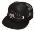 Item #T004B Samurai Fisherman Trucker Mesh Cap Mid-profile cap made