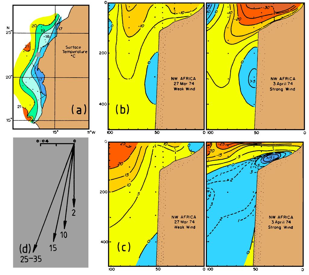 The Atlantic Ocean 249 Fig. 14.17. The Canary Current upwelling system.