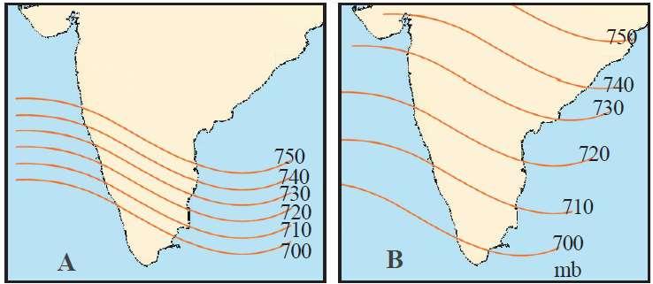 Pressure Gradient Force High Speed Wind Isobars are