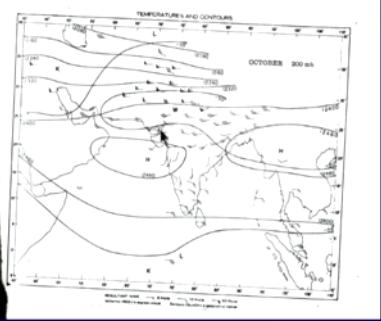 more or less around 10 degrees North, the monsoon trough has moved to 10 or 12 degrees North or so, so the seasonality is seen in the seasonal variation in the location