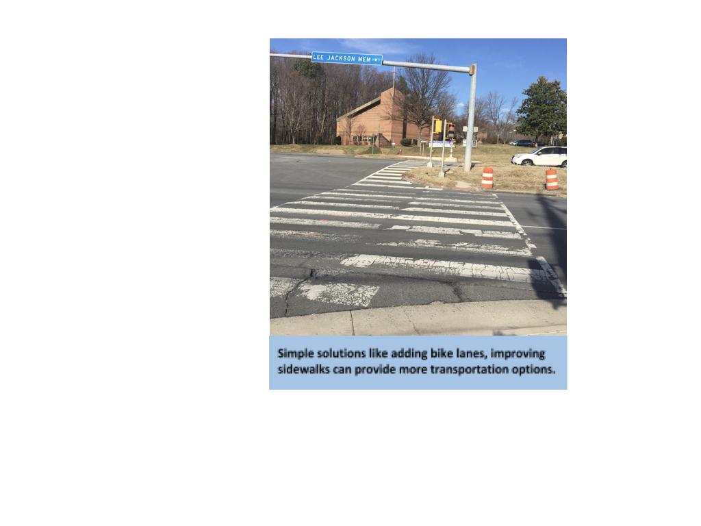 4. Pedestrian and bicycle improvements along Route 1 within 1/2 mile of 4 targeted station areas Penn Daw, Beacon /Groveton, Hybla Valley/Gum Springs, and Woodlawn (Fairfax County comprehensive plan