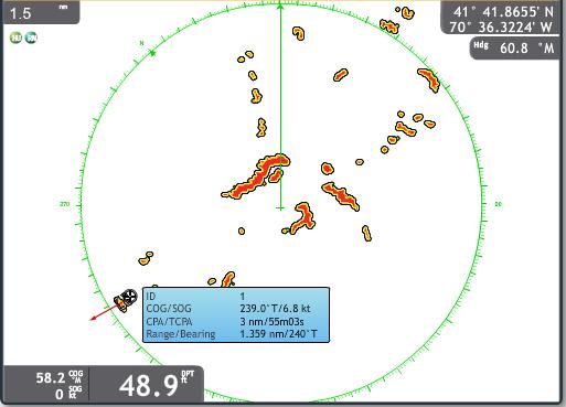 Chapter 3 - Navigation C.7.p. Automatic Radar Plotting Aid (ARPA) The Automatic Radar Plotting Aid (ARPA) is a feature that allows you to track the movement of up to 30 radar contacts.