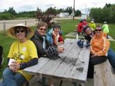 The Canmore Bike Trip in June and the McGavin/Doucet Lake Isle Ride and BBQ in July were well attended by our biking contingent.