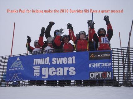 Mud, Sweat and Gears is proud to enter its second year as a sponsor of the Rocky Mountain Seniors Ski Club.