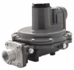 Fisher First Stage Regulators The R122H First Stage Non-Adjustable Regulator features a molded diaphragm, over-sized relief valve and a compact design with excellent capacity and performance for a
