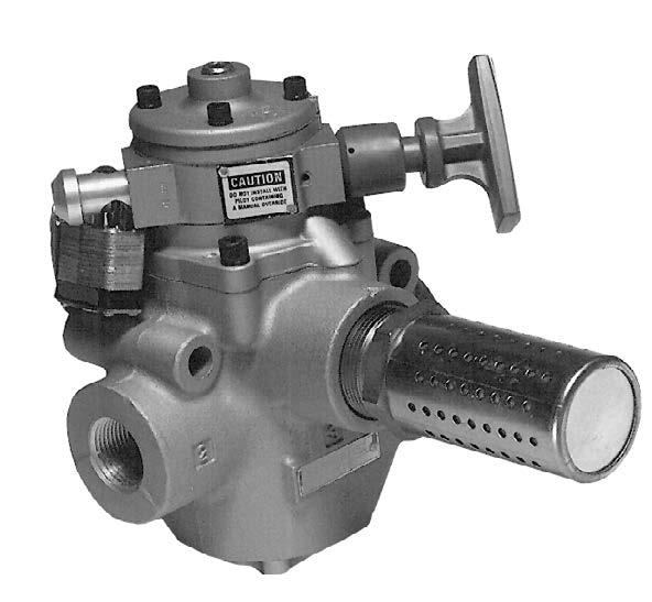 SECTION 4 LARGE LOCKOUT/TAGOUT VALVES EEZ-ON LOCKOUT VALVE This valve has two functions; it provides shutdown of the machine as well as gradual startup capabilities.