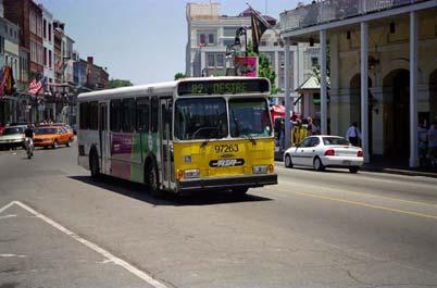 The unusual exceptions occur in larger cities with very high capacity routes that may lend themselves to busways or downtown bus lanes.
