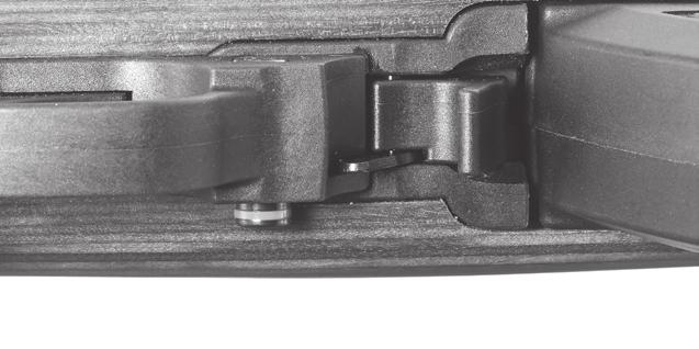 OPERATION OF SAFETY The RUGER 22 CHARGER TM PISTOL has a cross-button safety which is located in the forward portion of the trigger guard (See Figure 1, p. 7.