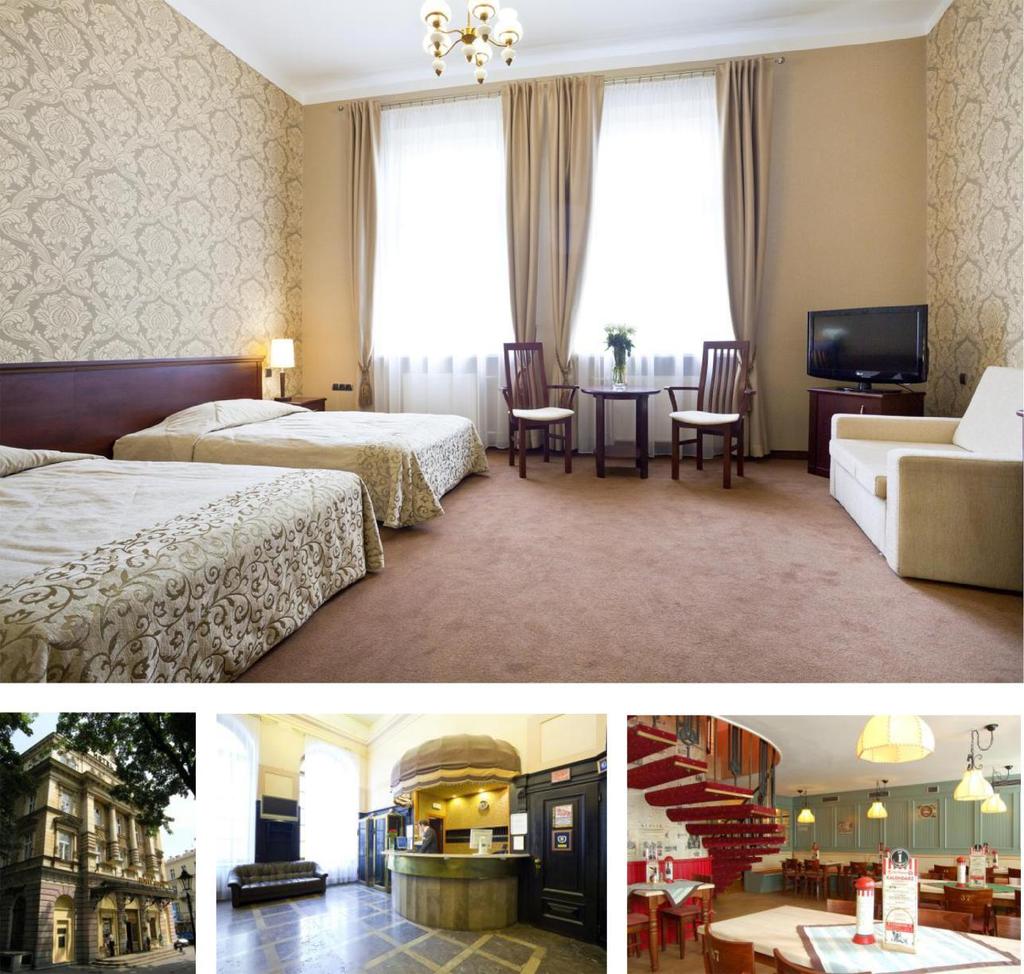 HOTEL ROYAL *** The hotel is located in the very heart of the Old Town, next to Wawel Castle and ca 4,5 km from Tauron Arena (great access). The rooms are stylized on the turn of the century design.