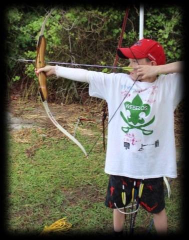 Activities are varied at different locations but can include archery,