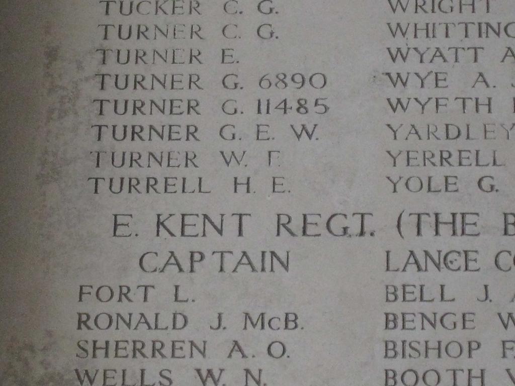 RONALD, JAMES MCBAIN. Captain. 2nd Battalion, The Buffs (East Kent Regiment). Died Friday 23 April 1915. Aged 39.