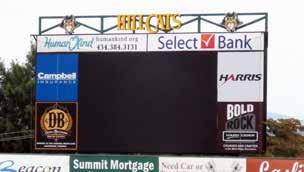 Fans view our billboards for at least three hours per game making this option perfect for brand awareness and logo