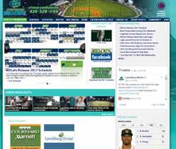 The Hillcats radio network provides an extensive reach throughout Central Virginia and beyond through its live audio streaming on the Hillcats official website.