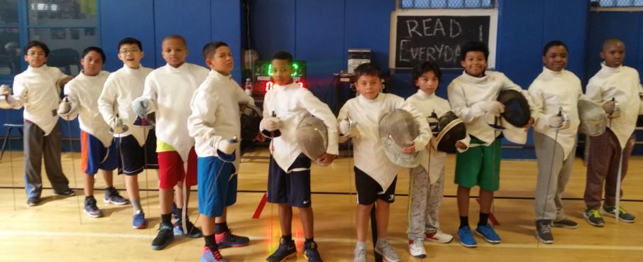 10 FENCERS CLUB SCHOOLS PARTNERSHIP PROGRAM AT GEORGE JACKSON ACADEMY ON THE LOWER EAST SIDE Click on the photo to learn more about George Jackson Academy If you would like to make a donation to