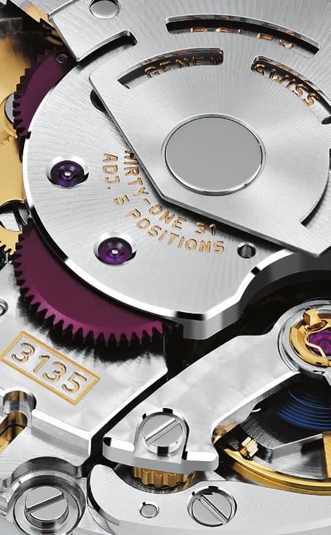 CALIBRE 3135, A SUPERLATIVE CHRONOMETER The Rolex Deepsea is powered by calibre 3135, a self-winding mechanical movement entirely developed and manufactured by Rolex.