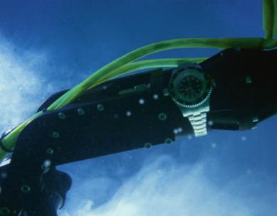 A WATCH FOR THE DEEPEST CHALLENGE James Cameron s submersible was carrying a specially made experimental Rolex Deepsea Challenge watch on its hydraulic manipulator arm and two others attached to its