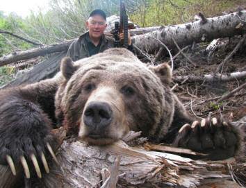 Hunters stay in comfortable cabins. If you are looking for a true silvertip grizzly bear, this is the perfect hunt.