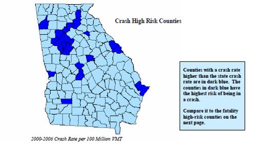 Crash Analysis, Statistics & Information, GDOT CASI Report Georgia Licensed Drivers Valid and Suspended County 1990 1991 1992 1993 1994 1995 1996 1997 1998 1999 2000 2001 2002 2003 CHEROKEE 75249