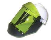 harmful light rays Welder s helmet Durable helmet with filtered lens Ensure proper shade number is chosen for darkness of the lens.