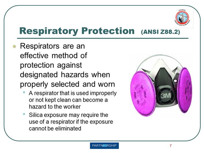However, if a respirator is used improperly or not kept clean, the respirator itself can become a hazard to the worker.