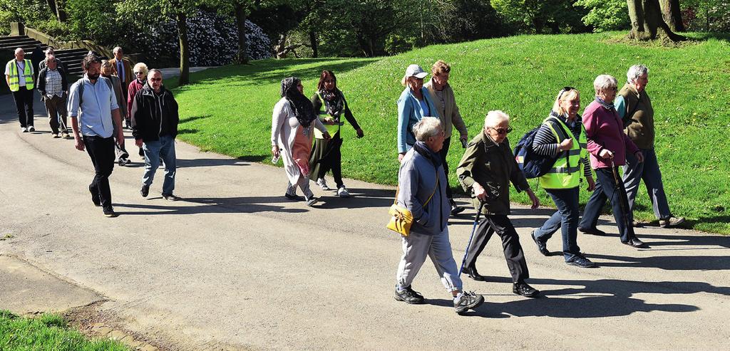Our walks are free and open to everyone, regardless of ability They are suitable for people with restricted mobility or fitness; people with declining health who want to remain active but at reduced