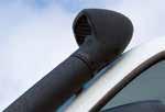 In colder temperatures the true strength of the TJM Airtec snorkel becomes apparent.