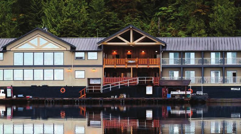 THE LODGE AT MILBANKE SOUND UNFORGETTABLE IN EVERY WAY Milbanke has made a name for itself for more than