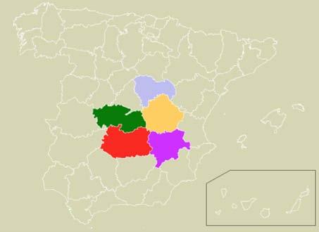 Castilla La Mancha Castilla La Mancha Location Location Big region located in the center-south of Spain (under Madrid) It is composed of 5 provinces Albacete is