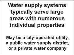 Fire fighters must have a knowledge of water supply systems and how to use these systems to supply water for fire fighting
