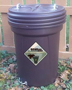 Screwtop garbage cans - Use electric fencing - Retro-fit existing garbage cans -