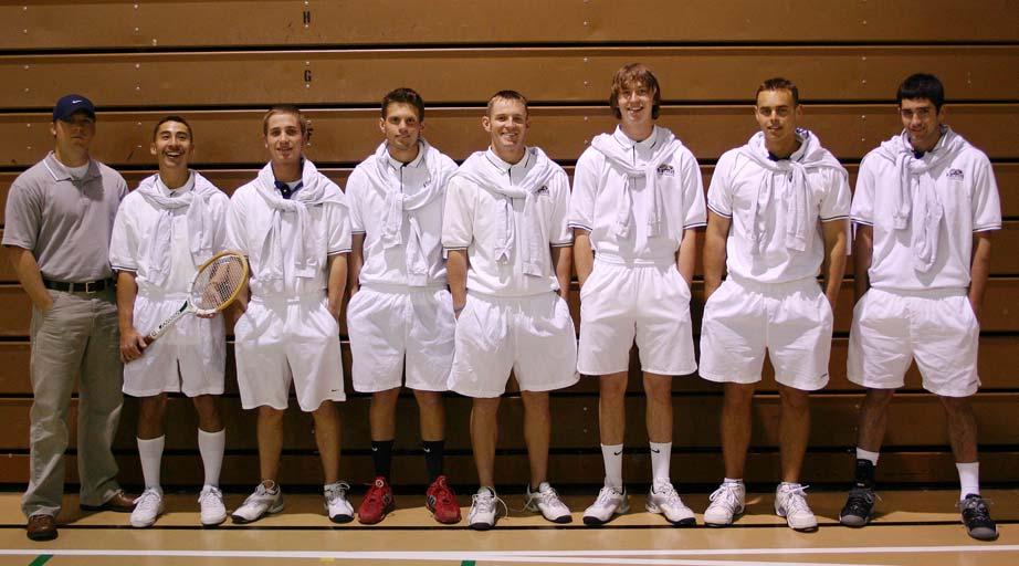 Team Information 5 (L-R): Head Coach Jay Walsh, Chris Manichanh, Peter Weyhrich, Paul Tschetter, Jeff Hall, Jeremy Behm-Meyer, Chris Minihan and Casey Ross 2004-05 Northern Colorado Men s Roster Name