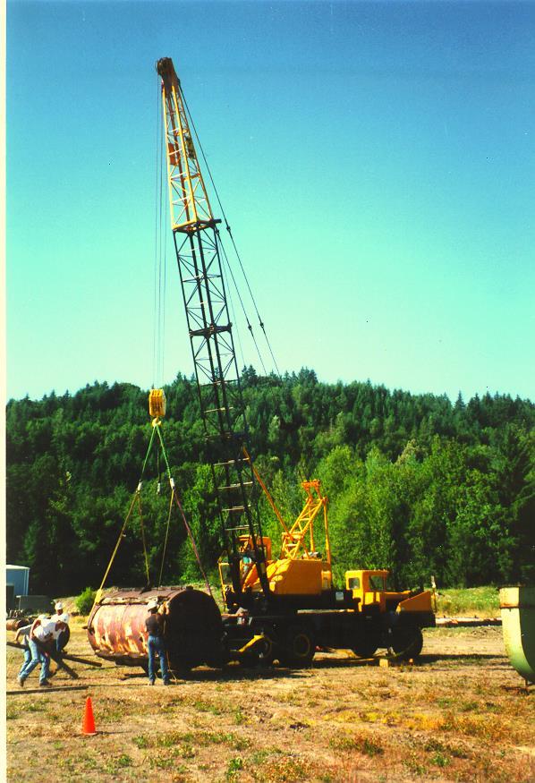 19. Considering a mobile crane, the weight of the suspended load, load block, and rigging is 45,687 lbs.