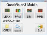 Mobile software designed for quadruple mass spectrometers QUADVISION 3 Mobile Simplified mobile software of QUADVISION 3 Easy and