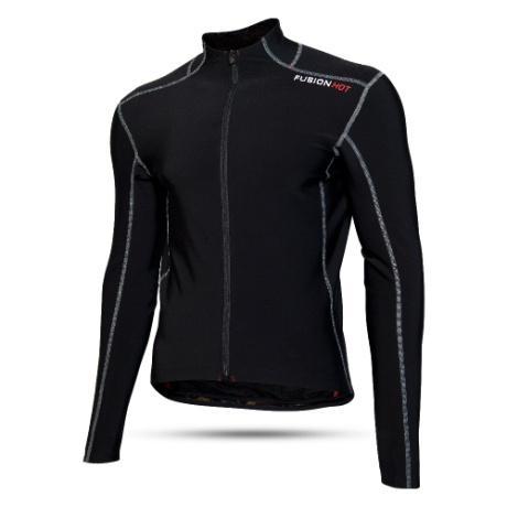 CYCLING HOT LS JERSEY 95 Warm long sleeve cycling jersey Fusion PRF HOT fabric Full length front zipper Anatomic cycling fit Tight fitted back pockets with easy access S300 CYCLE JACKET 160 Warm
