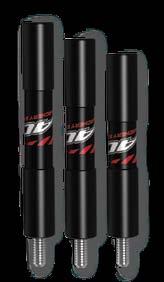 11"or 12" 3", 4", 5"or 6" Features of ACE Triple Carbon Stabilizer ACE