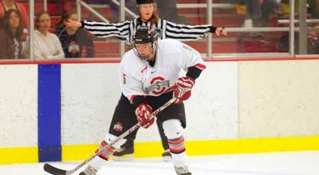 2008-09 (Freshman Season) Played in 30 games missed six games while playing with Team Canada scored 21 goals to lead the Buckeyes added nine assists for 30 points, third-most on the team tied for the