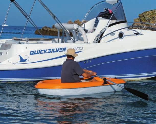 Small and cute The Sportyak is the ideal dinghy.