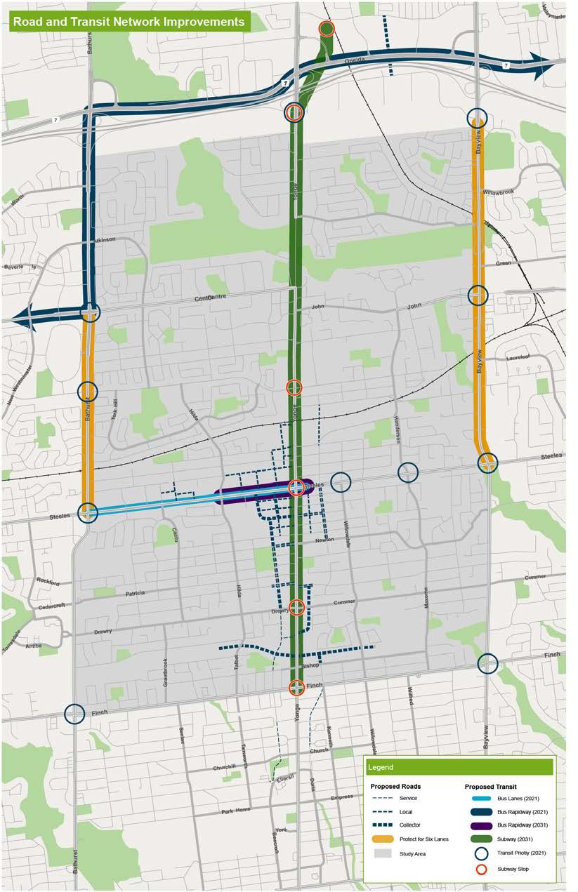 IBI GROUP FINAL DRAFT REPORT YONGE AND STEELES AREA REGIONAL TRANSPORATION STUDY Submitted to York Region Exhibit