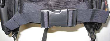 It consists of 2 parts: Quick-release buckle (on all models): It is located