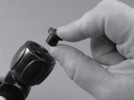 Secure the handwheel (14) to the spindle (22) by placing the handwheel nut (13) on to the spindle (22) and tighten it