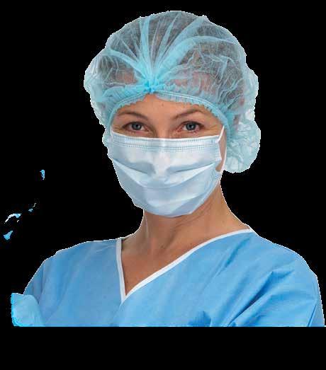 facial protection 03 UNIProtect Standard Face Masks UniProtect masks provide basic protection for medical staff.