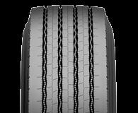 Winter tread with excellent wearing resistance. Suitable for all axles, optimal for short and medium haul trucks and buses.